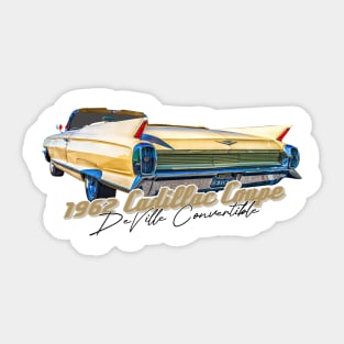 1962 Cadillac Coupe de Ville Convertible Sticker